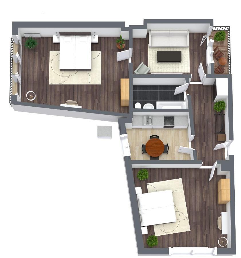 80Qm Luxurioese Designerwohnung Im Herzen Bochums エクステリア 写真